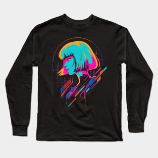 Cyberpunk Girl Long Sleeve T-Shirt